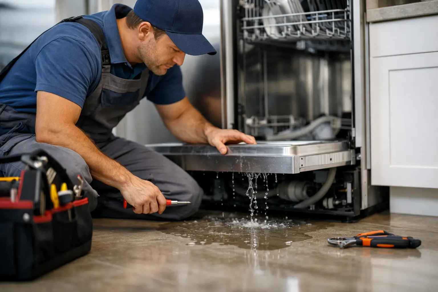 Dishwasher Leaking From Bottom Repair Steps